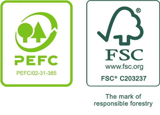 PEFC und FSC Zertifizierungen