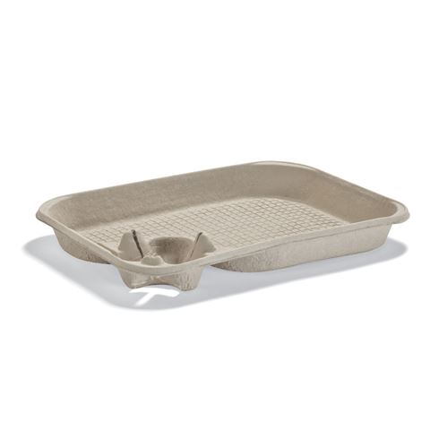 StrongHolder® 1-Cup Carrier w/ Food Tray 13" x 10" x 2"