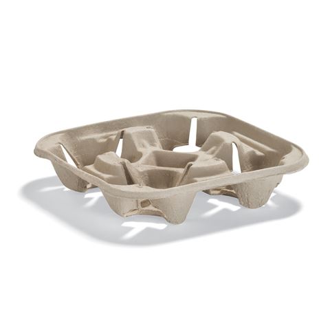 8 to 22 oz 4-Cup Carrier (Cash & Carry)