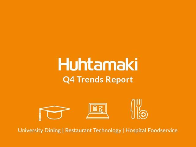 Take a closer look at university dining, restaurant technology and hospital foodservice